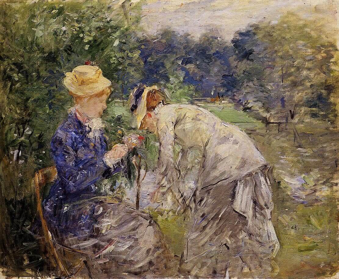 "En el bosque de Bolonia", de Berthe Morisot